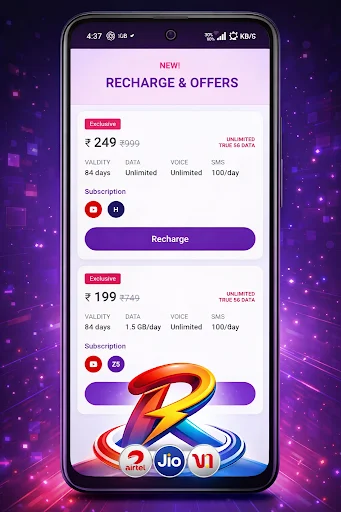 Recharge Pe ডাউনলোড করুন – মোবাইল প্ল্যান ও ভ্যালিডিটি চেক করুন - Screenshot 2