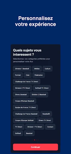 BaseBall TV France ডাউনলোড করুন – ফ্রান্সের বেসবল নিউজ আপডেট - Screenshot 8