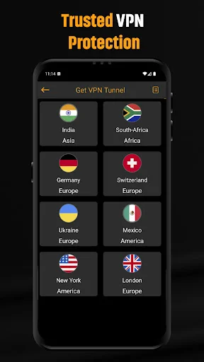 Dada VPN Tunnel ডাউনলোড করুন – নিরাপদ এবং দ্রুত ব্রাউজিং - Screenshot 2