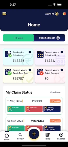 E Claim (Jyothy Labs) ডাউনলোড করুন – সেরা এমপ্লয়ি এক্সপেন্স ম্যানেজমেন্ট অ্যাপ - Screenshot 10