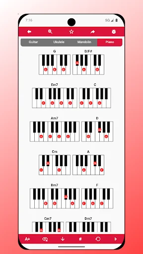 Music Book (Guitar Chords) ডাউনলোড করুন – অফলাইন কর্ড অ্যাপ - Screenshot 4