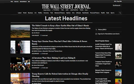 WSJ Elegant Dark Mode ডাউনলোড করুন – সেরা রিডিং অভিজ্ঞতা - Screenshot 2