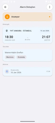 Tren Koltuk Alarm ডাউনলোড করুন – ট্রেনের সিট খোঁজার সেরা অ্যাপ - Screenshot 4