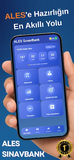 ALES & DGS SınavBank 2026 ডাউনলোড করুন – সেরা প্রস্তুতি অ্যাপ - Screenshot 1