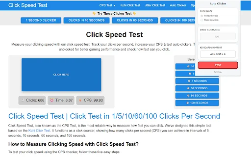 Simple Auto Clicker ডাউনলোড করুন – সেরা অটো ক্লিক টুল - Screenshot 1