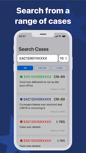 US Immigration Case Tracker ডাউনলোড করুন – USCIS কেস স্ট্যাটাস আপডেট - Screenshot 8