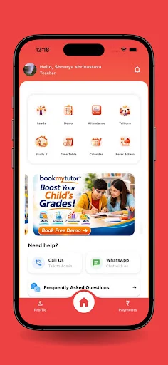 Book My Tutor অ্যাপ ডাউনলোড করুন – সেরা ব্যক্তিগত শিক্ষা সমাধান - Screenshot 3