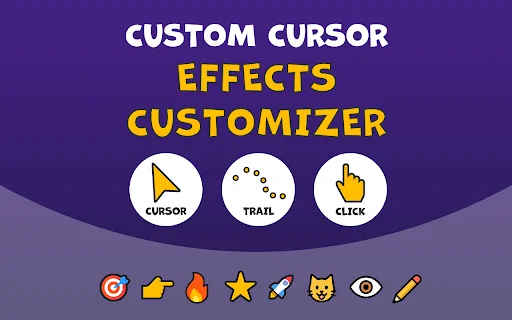 Custom Cursor Effects Customizer ডাউনলোড করুন – সেরা কার্সার স্টাইল - Screenshot 1