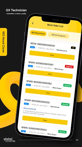 GX Technician অ্যাপ ডাউনলোড করুন – GlobalXtreme টেকনিক্যাল সলিউশন - Screenshot 3