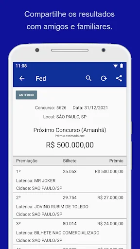 Resultados Loterias ডাউনলোড করুন – লটারি ফলাফল এখন হাতের মুঠোয় - Screenshot 24