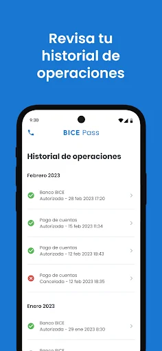 BICE Pass ডাউনলোড করুন – Banco BICE ট্রানজ্যাকশন অনুমোদনের সেরা উপায় - Screenshot 3