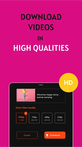 Vidflex অল ভিডিও ডাউনলোডার ডাউনলোড করুন – HD ভিডিও সেভার - Screenshot 2
