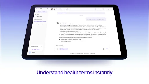 VirtualMD Mobile ডাউনলোড করুন – সেরা AI স্বাস্থ্য ও লক্ষণ পরীক্ষক - Screenshot 9