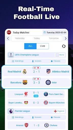 Live Football Today Matches ডাউনলোড করুন – সেরা ফুটবল আপডেট - Screenshot 7