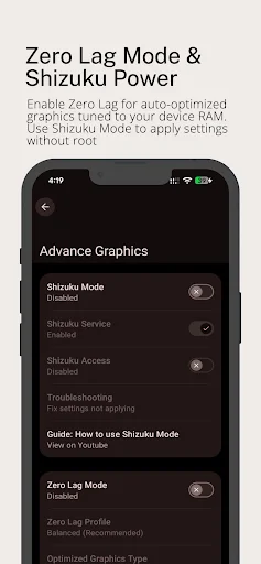 PGT+ : Pro GFX & Optimizer ডাউনলোড করুন – সেরা FPS বুস্টার - Screenshot 7