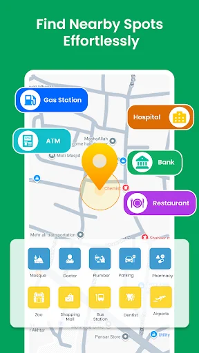 GPS Voice Map & Route Finder ডাউনলোড করুন – সেরা নেভিগেশন অ্যাপ - Screenshot 3