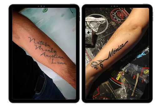 Name Tattoos Font Tattoos ডাউনলোড করুন – সেরা ফন্ট আইডিয়া - Screenshot 6