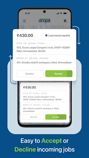 Dropit Pilot ডাউনলোড করুন – ডেলিভারি ও আয় সহজ করুন - Screenshot 5