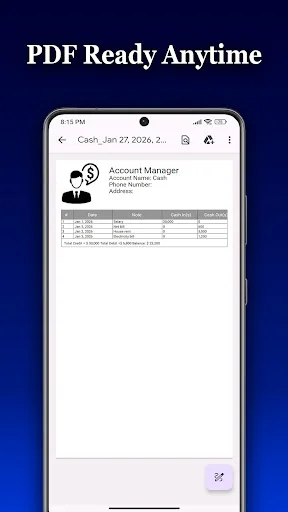 Account Manager অ্যাপ ডাউনলোড করুন – আয় ও ব্যয়ের হিসাব রাখুন সহজে - Screenshot 6