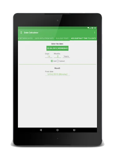 Date Calculator Pro ডাউনলোড করুন – সঠিক তারিখ গণনার সহজ উপায় - Screenshot 5