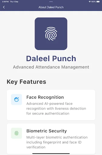 Daleel Punch ডাউনলোড করুন – দ্রুত এবং সহজ অ্যাটেনডেন্স ম্যানেজমেন্ট - Screenshot 6