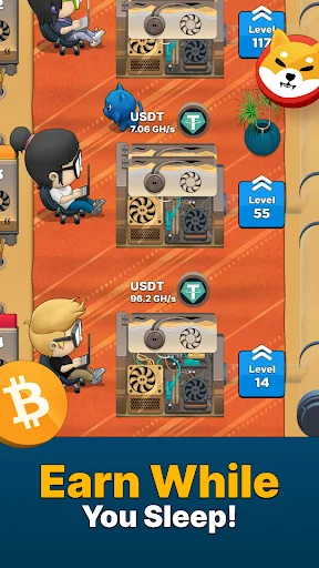 Crypto Miner 2 ডাউনলোড করুন – বিটকয়েন গেম খেলে আয় করুন - Screenshot 2