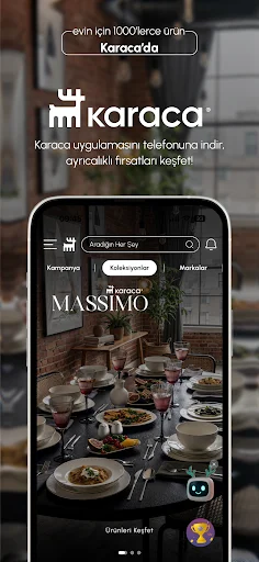Karaca: Ev & Yaşam Alışverişi অ্যাপ ডাউনলোড করুন – সেরা ডিল পান - Screenshot 1
