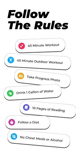 75 Days Hard & Soft Challenge ডাউনলোড করুন – আপনার ফিটনেস ট্র্যাক করুন - Screenshot 7