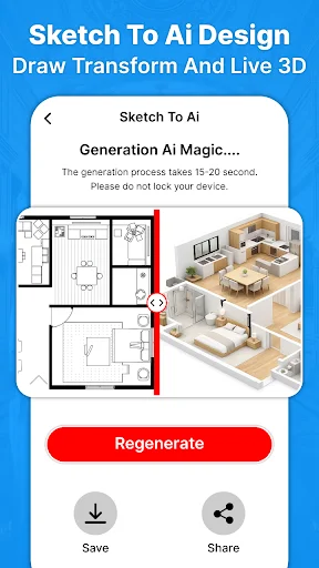 Floor Plan Creator: Home DecAi ডাউনলোড করুন – ৩ডি হাউস ডিজাইন - Screenshot 4