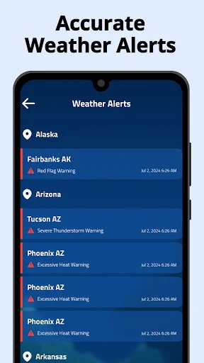 Weather Radar Home ডাউনলোড করুন – লাইভ ওয়েদার ও স্টর্ম র‍্যাডার - Screenshot 5