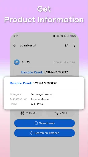 QR & Barcode Scanner, Launcher ডাউনলোড করুন – দ্রুত স্ক্যানার - Screenshot 6
