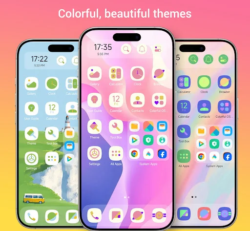 Colorful OS Launcher ডাউনলোড করুন – সেরা থিম ও আইকন প্যাক - Screenshot 2