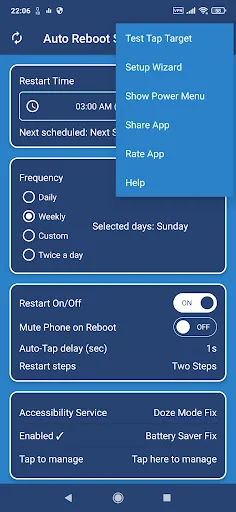 Restart – Auto Reboot ডাউনলোড করুন – অটোমেটিক রিস্টার্ট টুল - Screenshot 7