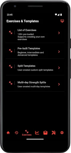 Lift4Fit Gym Workout Tracker ডাউনলোড করুন – সেরা জিম লগ অ্যাপ - Screenshot 21