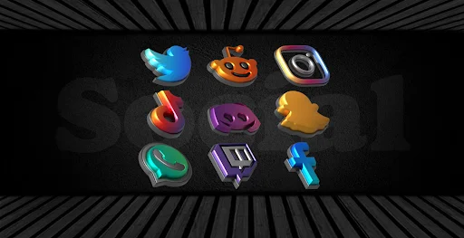 Auric Dark – 3D Icon Pack ডাউনলোড করুন – প্রিমিয়াম আইকন - Screenshot 16