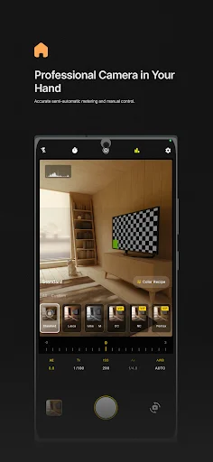 Photon Camera ডাউনলোড করুন – প্রো ম্যানুয়াল কন্ট্রোল ও ফিল্ম ফিল্টার - Screenshot 1