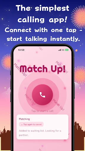 Simple Voice Chat – MatchUp! ডাউনলোড করুন – দ্রুত এবং সহজ ভয়েস চ্যাট - Screenshot 1
