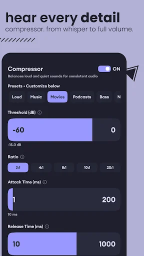 Echo Equalizer: Bass Booster ডাউনলোড করুন – সেরা সাউন্ড অভিজ্ঞতা - Screenshot 7