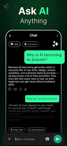 DeepChat ডাউনলোড করুন – AI চ্যাট ও কাস্টম এজেন্ট তৈরির সেরা টুল - Screenshot 2