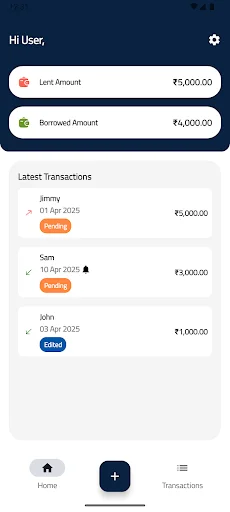 LoanLog ডাউনলোড করুন – আপনার ঋণ ও ধার সহজে ম্যানেজ করুন - Screenshot 3