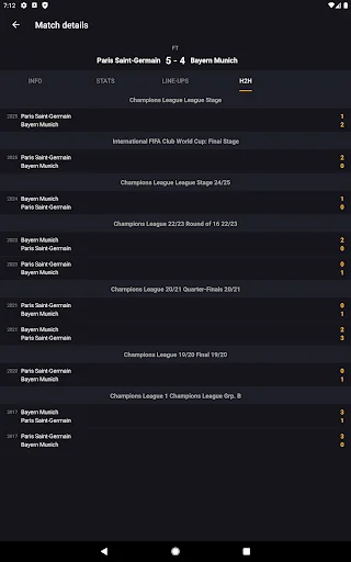 LiveScore Football ডাউনলোড করুন – সেরা ফুটবল আপডেট ও লাইভ স্কোর - Screenshot 21