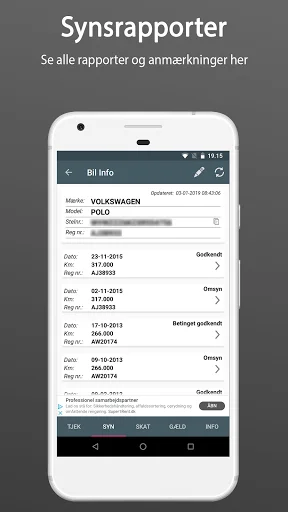 Bil Info nummerplade ডাউনলোড করুন – ডেনিশ গাড়ির তথ্য জানুন - Screenshot 3