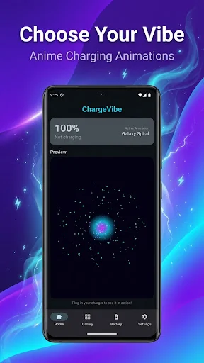 ChargeVibe: Anime Charging ডাউনলোড করুন – সেরা অ্যানিমে অ্যানিমেশন - Screenshot 1