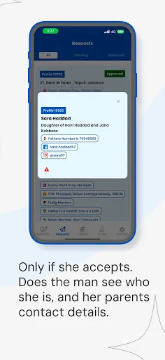 Nasyb ডাউনলোড করুন – লেবানিজ বৈবাহিক সম্পর্ক অ্যাপ - Screenshot 4
