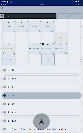 Scriptorium Tech Calculator ডাউনলোড করুন – স্প্রেডশিট ক্যালকুলেটর - Screenshot 13