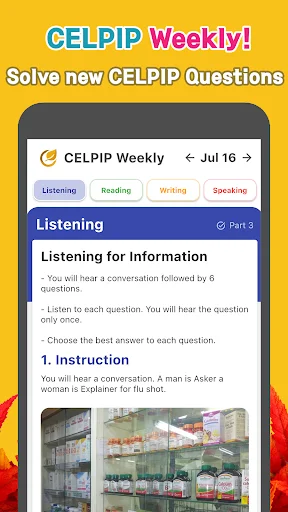 CELPIP-TIP ডাউনলোড করুন – সেরা সেলপিপ প্রস্তুতি অ্যাপ - Screenshot 2