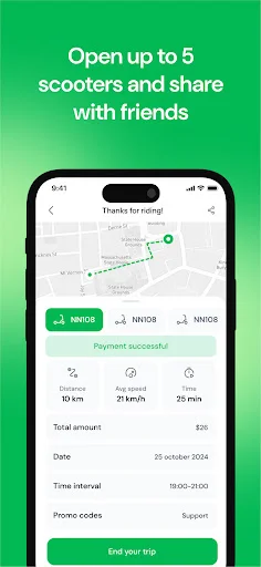 NG Scooter ডাউনলোড করুন – দ্রুত এবং সহজ যাতায়াতের নতুন উপায় - Screenshot 6