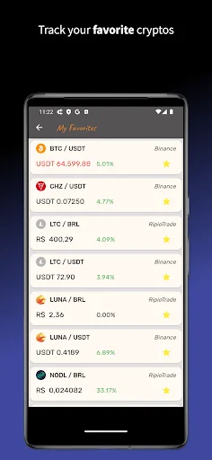 Cryptocoin Alerts ডাউনলোড করুন – ক্রিপ্টোকারেন্সি প্রাইস অ্যালার্ট - Screenshot 2