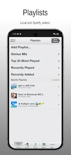SkeuoMusic: Retro Music Player ডাউনলোড করুন – সেরা ক্লাসিক মিউজিক প্লেয়ার - Screenshot 2