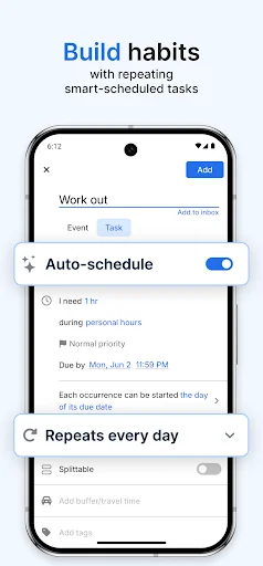 FlowSavvy ডাউনলোড করুন – AI ভিত্তিক স্মার্ট টাইম ব্লকিং ও শিডিউলার - Screenshot 5